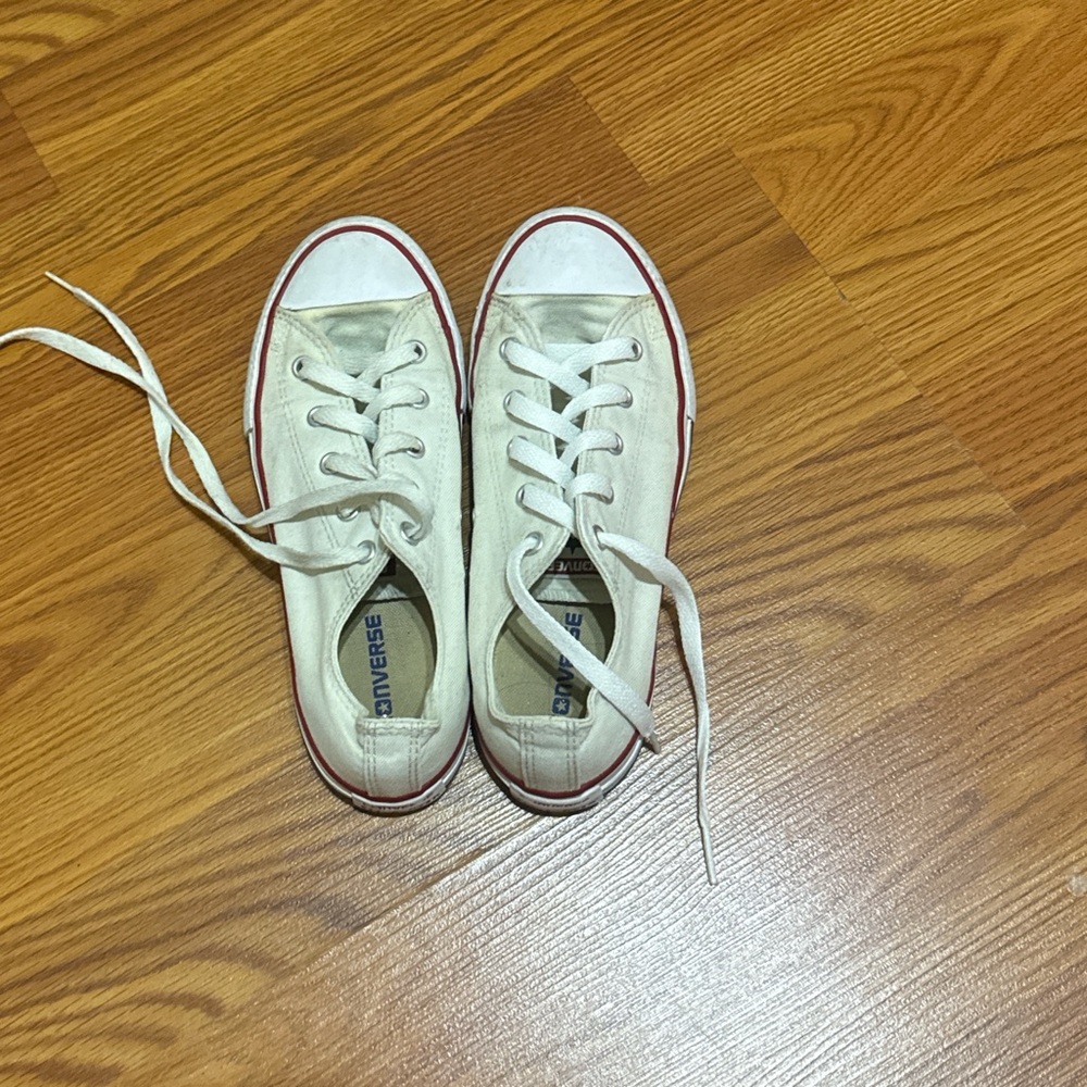 Converse white sneakers